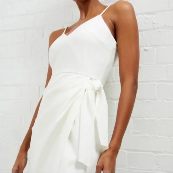 French Connection Whisper Bow Envelope Mini Dress Size 10 - Picture 3 of 9